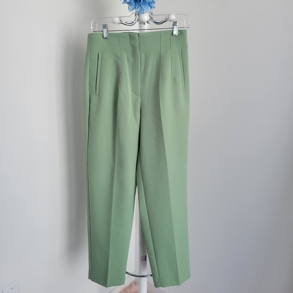 ZARA // High Waisted Trousers - Picture 1 of 4
